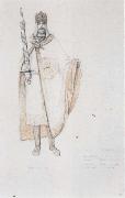 Fernand Khnopff Costume Drawing for Le Roi Arthus Arthus Germany oil painting artist